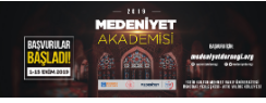 Medeniyet Akademisi Başlıyor
