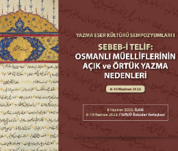Sebeb-i Telif: Osmanlı Müelliflerinin Açık ve Örtük Yazma Nedenleri