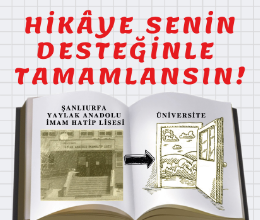 Hikaye Senin Desteğinle Tamamlansın