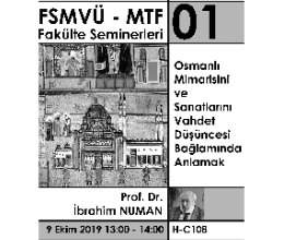 Faculty Seminars - 1 / Prof. Dr. İbrahim Numan