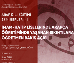 Arap Dili Eğitimi Seminerleri-II