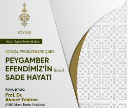 Sosyal Problemlere Çare: Peygamber Efendimiz’in (s.a.v.) Sade Hayatı