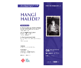 Türkoloji Konuşmaları 43: Hangi Halide