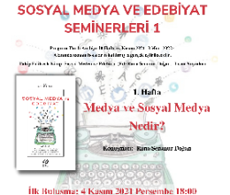 Sosyal Medya ve Edebiyat Seminerleri 1