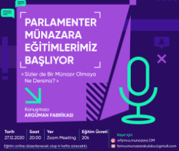 Parlamenter Münazara Eğitimi