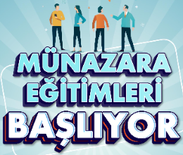 Münazara Eğitimleri Başlıyor!