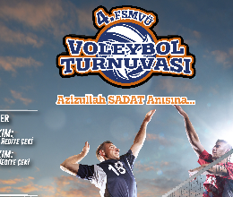 4. Voleybol Turnuvası Başlıyor