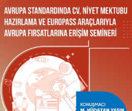 Avrupa Standardında CV ve Niyet Mektubu Hazırlama Semineri