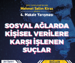 Şehit Cumhuriyet Savcısı Mehmet Selim Kiraz Anısına 4. Makale Yarışması