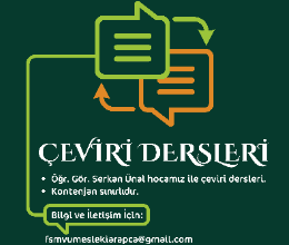 Arapça Mesleki Uygulama Kulübü / Çeviri Dersleri