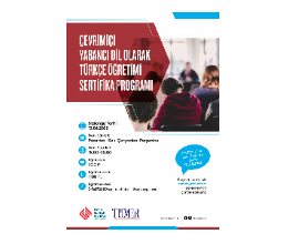 Çevrimiçi Yabancı Dil Olarak Türkçe Öğretimi Sertifika Programı