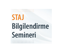 Staj Bilgilendirme Semineri