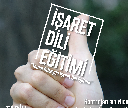 İşaret Dili Eğitimi - Temel Düzey