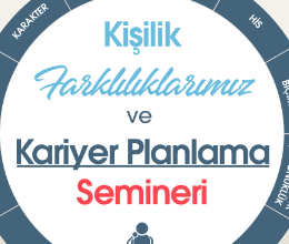 Kişilik Farklılıklarımız ve Kariyer Planlama Semineri