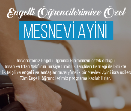 Engelli Öğrencilerimize Özel Sema Ayini