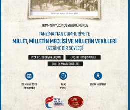Yüzyıldönümünde Milli Mücadele Söyleşileri 6/ TBMM’nin Yüzüncü Yıldönümünde