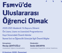 FSMVÜ’de Uluslararası Öğrenci Olmak