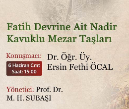 Fatih Devrine Ait Nadir Kavuklu Mezar Taşları