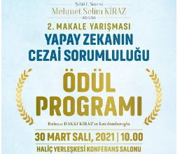 Şehit C. Savcısı Mehmet Selim Kiraz Anısına 2. Makale Yarışması Ödül Töreni