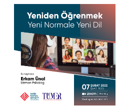 YENİDEN ÖĞRENMEK - YENİ NORMALE YENİ DİL