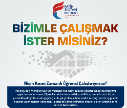 Kısmi Zamanlı Öğrenci Çalışma Başvurusu