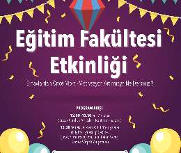 Eğitim Fakültesi Etkinliği
