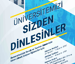 Üniversitemizi Sizden Dinlesinler