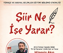 Şiir Ne İşe Yarar Semineri