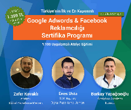 Google Adwords & Facebook Reklamcılığı Sertifika Programı