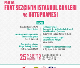 Prof. Dr. Fuat Sezgin'in İstanbul Günleri ve Kütüphanesi