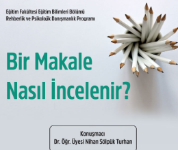 Bir Makale Nasıl İncelenir?