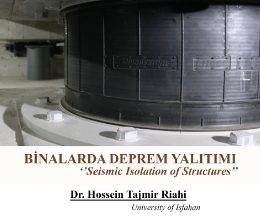 Binalarda Deprem Yalıtımı