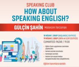 How About Speaking English / Mavi Mürekkep Kulübü
