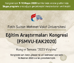 Eğitim Araştırmaları Kongresi / Online Kongre