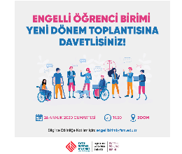 Engelli Öğrenci Birimi Yeni Dönem Toplantısı