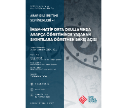 Arap Dili Eğitimi Seminerleri - I