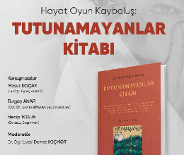 Kitap Söyleşileri Hayat Oyun Kayboluş: Tutunamayanlar Kitabı