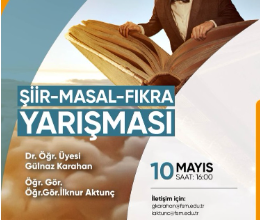 Şiir-Masal-Fıkra Yarışması