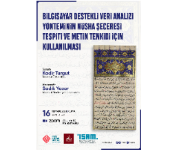 “Bilgisayar Destekli Veri Analizi Yönteminin Nüsha Şeceresi Tespiti ve Metin Tenkidi İçin Kulla