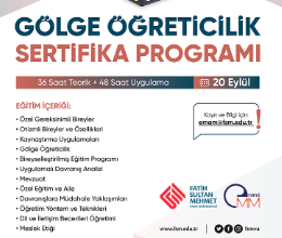 Gölge Öğreticilik Sertifika Programı