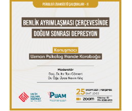 Benlik Ayrımlaşması Çerçevesinde Doğum Sonrası Depresyon
