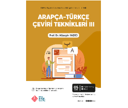 Arapça-Türkçe Çeviri Teknikleri III