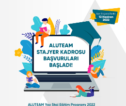 ALUTEAM Yaz Staj Eğitim Programı 2022 Başvuruları Başladı