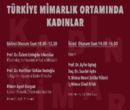 Türkiye Mimarlık Ortamında Kadınlar