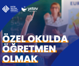 Özel Okulda Öğretmen Olmak
