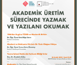 Akademik Üretim Sürecinde Yazmak ve Yazılanı Okumak
