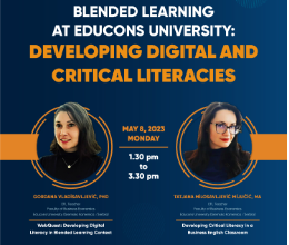 Blended Learning at Educons University: Developing Digital and Critical Literacies