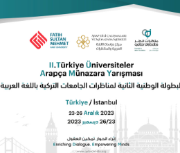 Türkiye Üniversiteler Arası Arapça Münazara Yarışması Başlıyor