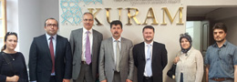 Vakıflar Genel Müdürlüğü Heyeti'nden KURAM'a Ziyaret