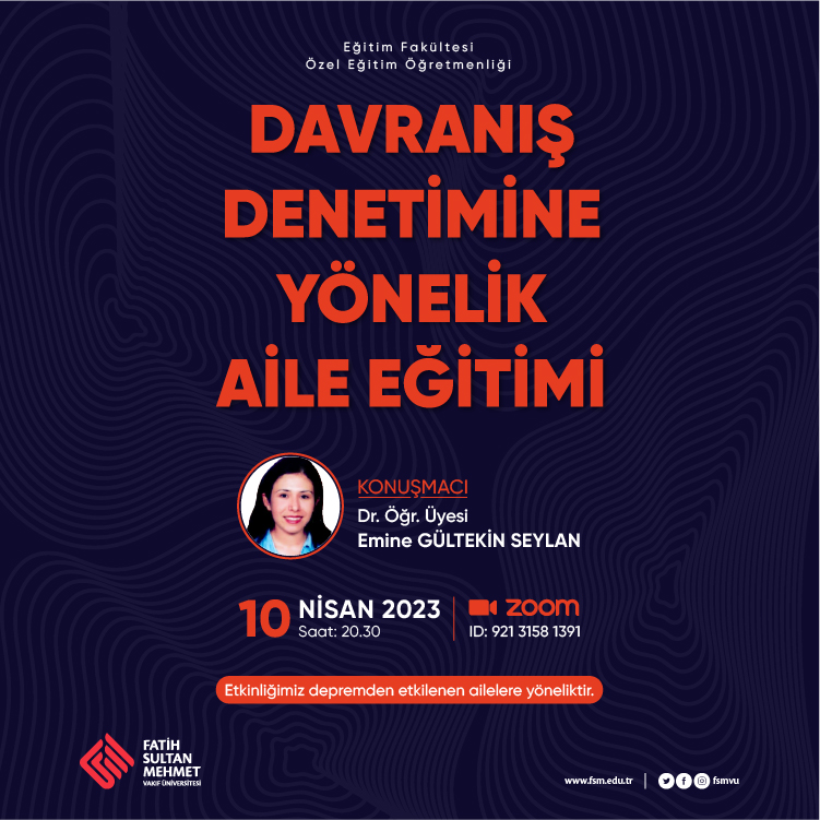 Davranış Denetimine Yönelik Aile Eğitimi